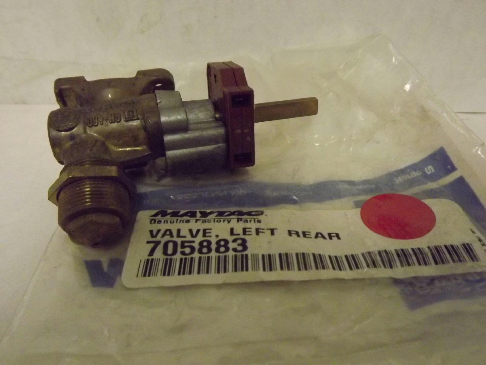 MAYTAG WHIRLPOOL STOVE 705883 VALVE (LR) NEW MAYTAG WHIRLPOOL STOVE 705883 VALVE (LR) NEW